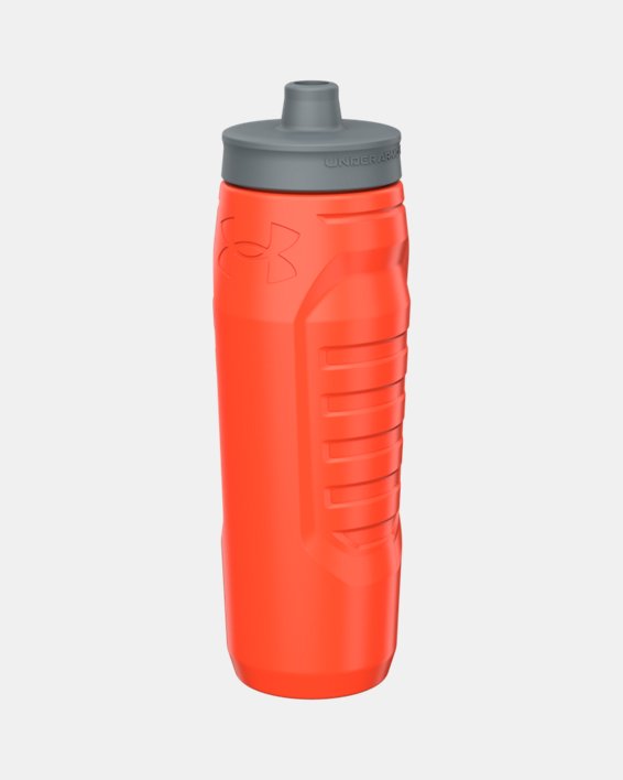 UA Sideline Squeeze 32 oz. Water Bottle, Orange, pdpMainDesktop image number 1